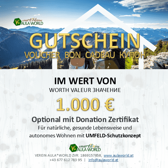 Geschenk-Gutschein "DONATION-1000"