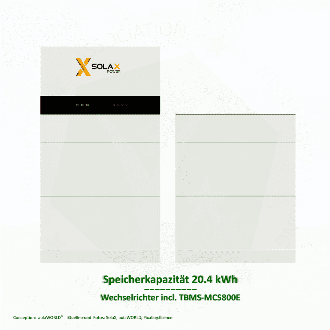 SolaX X3-IES Hauskraftwerk 12.0 kW | 20.4 kWh - 24.0 kWp