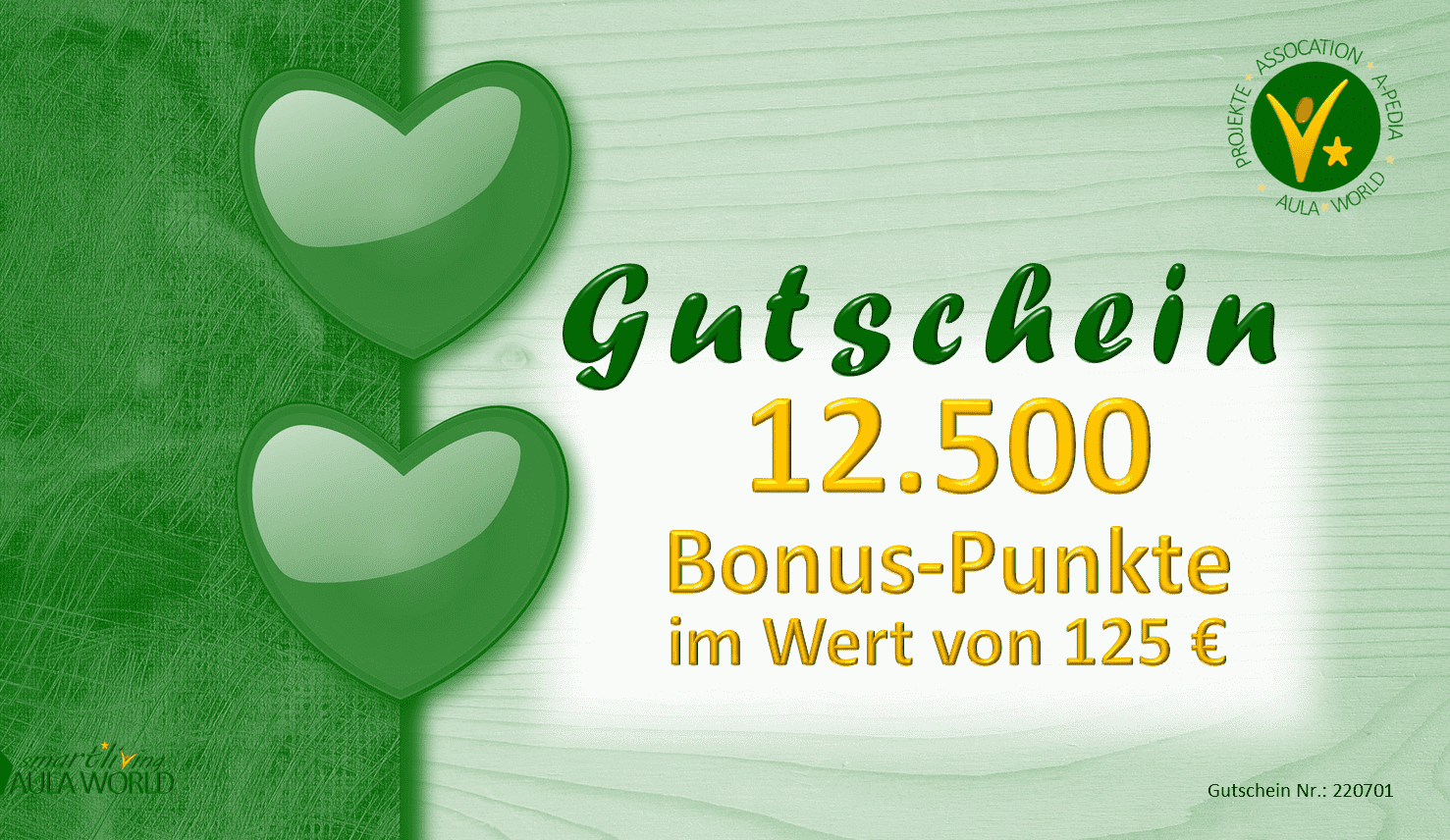 Geschenk-Gutschein "DONATION-125"