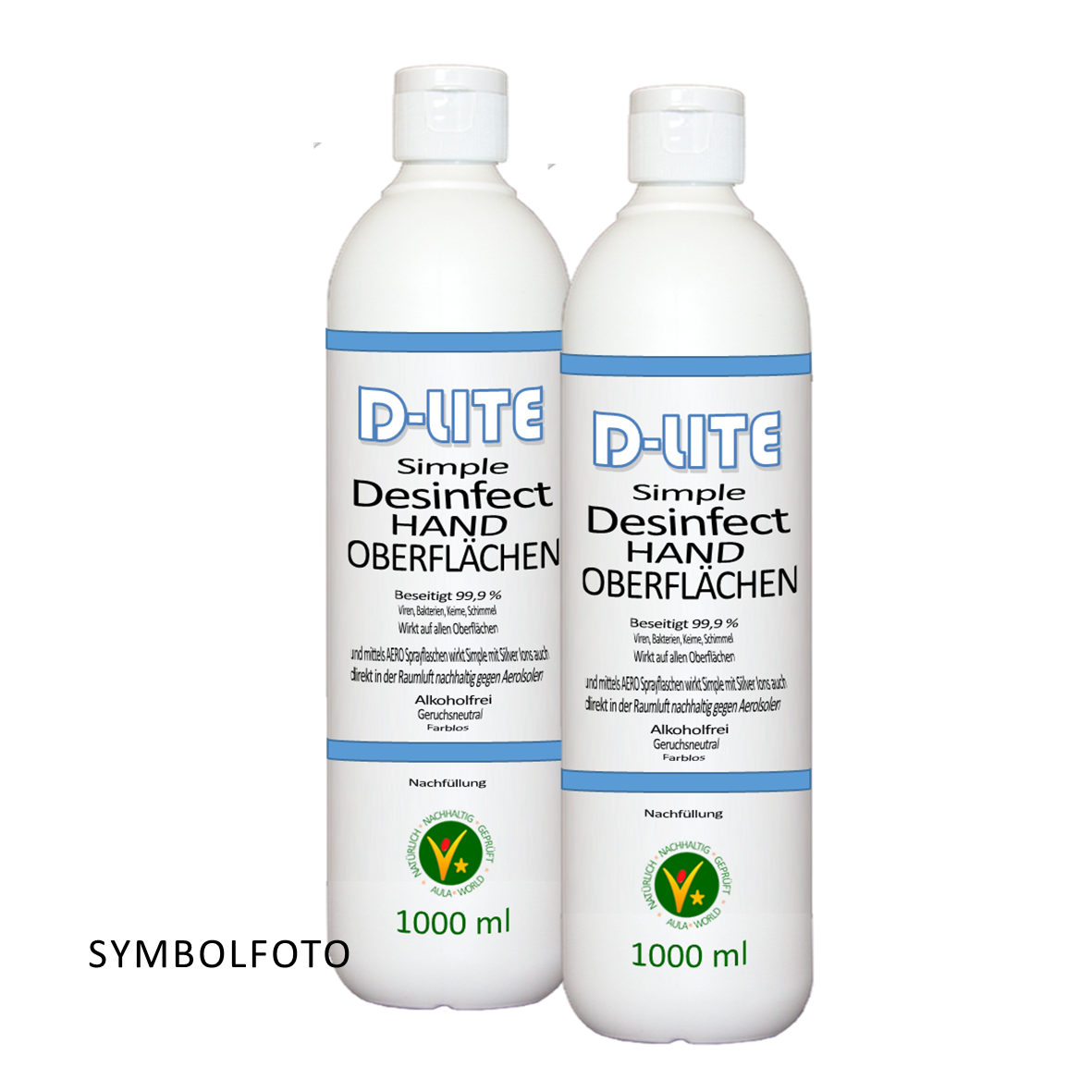 D-LITE  Simple Hand Desinfect & Silver-Ions  1000 ml