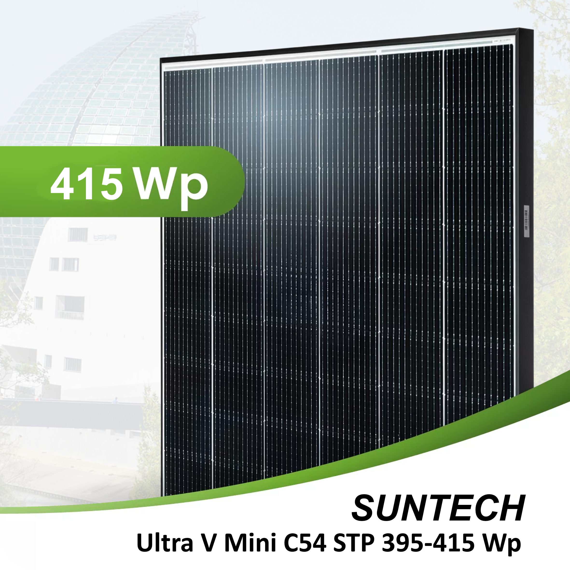 SUNTECH 415 Wp Ultra V Mini STP 415 S - C54 Black