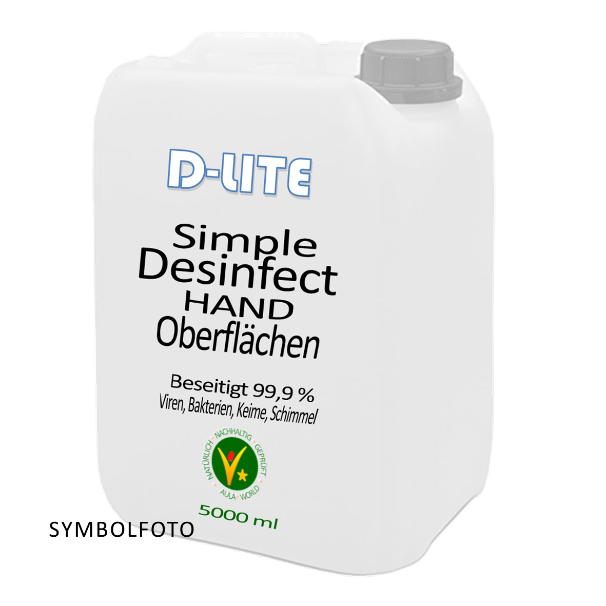 D-LITE  Simple Hand Desinfect & Silver-Ions  5000 ml