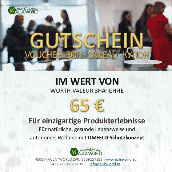 Geschenk-Gutschein "DONATION-65"