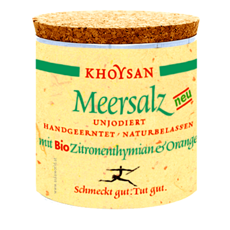 KHOYSAN MEERSALZ mit Zitronenthymian & Orangen 200 g