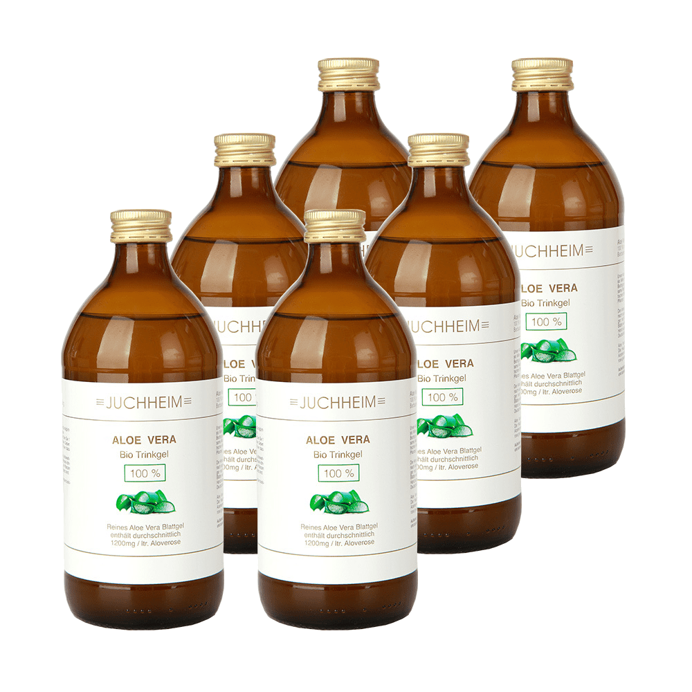 Aloe Vera Bio Trinkgel  6 Stk. a 500 ml - Juchheim